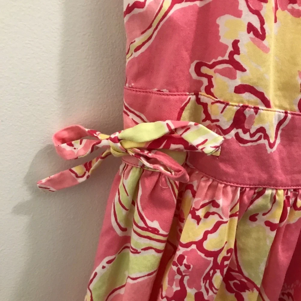 Lilly Pulitzer Little Eryn Dress Hotty Pink Floral